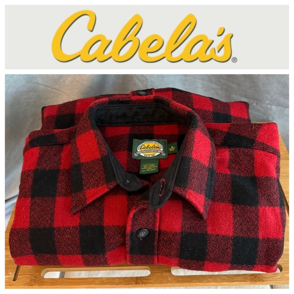 Men's Cabela's Wool Shacket - Picture 1 of 14